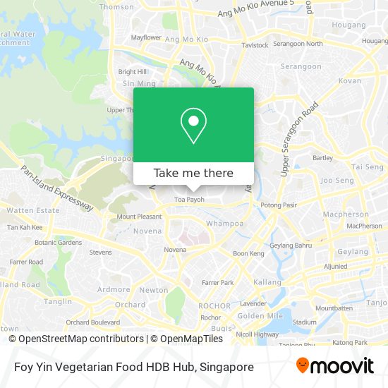 Foy Yin Vegetarian Food HDB Hub map