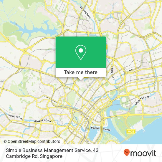 Simple Business Management Service, 43 Cambridge Rd map