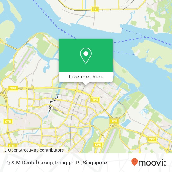 Q & M Dental Group, Punggol Pl map