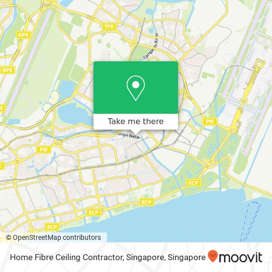 Home Fibre Ceiling Contractor, Singapore map