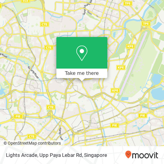 Lights Arcade, Upp Paya Lebar Rd map