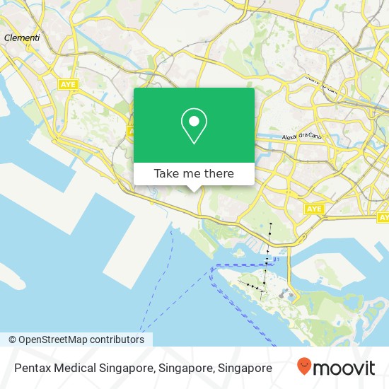 Pentax Medical Singapore, Singapore map