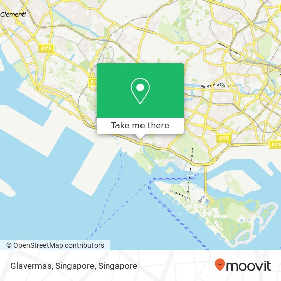 Glavermas, Singapore map