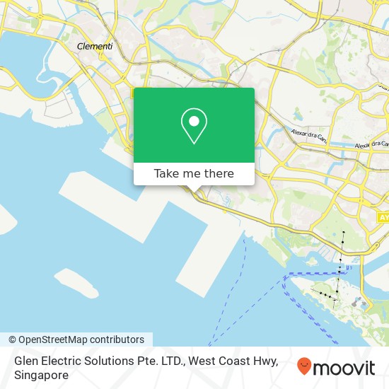 Glen Electric Solutions Pte. LTD., West Coast Hwy map