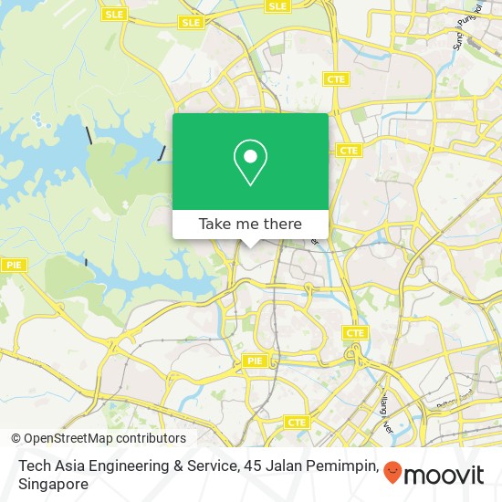 Tech Asia Engineering & Service, 45 Jalan Pemimpin map