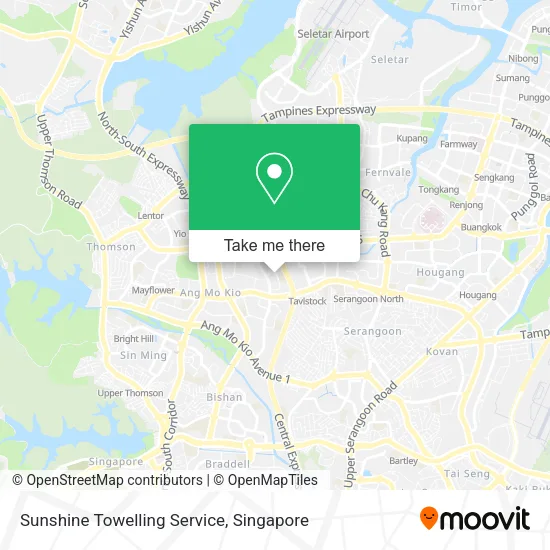 Sunshine Towelling Service map
