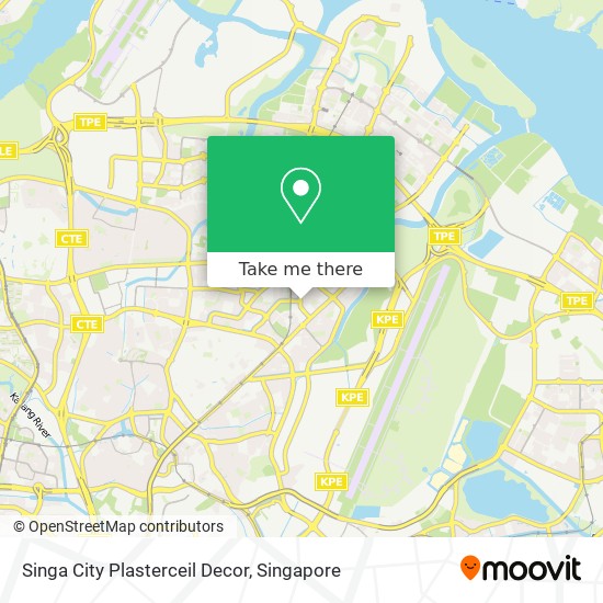 Singa City Plasterceil Decor map