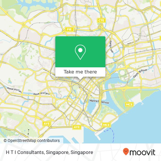 H T I Consultants, Singapore map