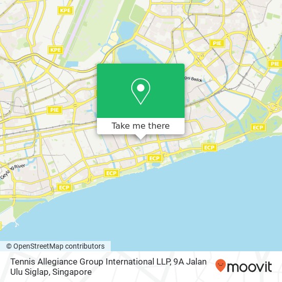 Tennis Allegiance Group International LLP, 9A Jalan Ulu Siglap地图