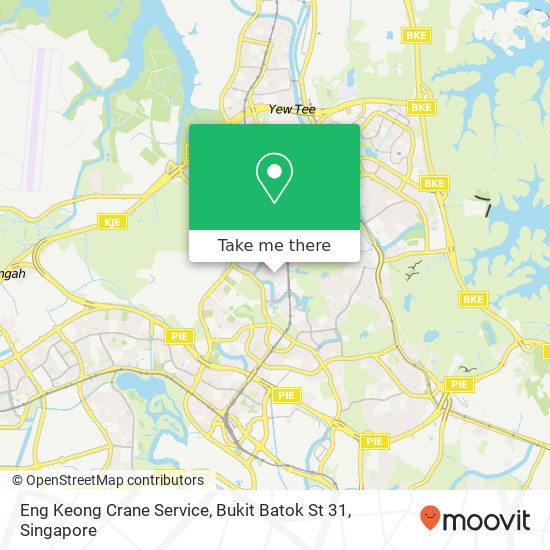 Eng Keong Crane Service, Bukit Batok St 31 map