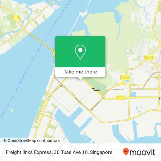 Freight links Express, 30 Tuas Ave 10地图