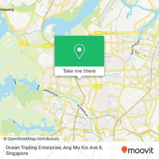 Ocean Trading Enterprise, Ang Mo Kio Ave 8 map