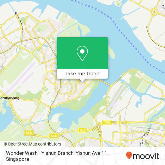 Wonder Wash - Yishun Branch, Yishun Ave 11 map