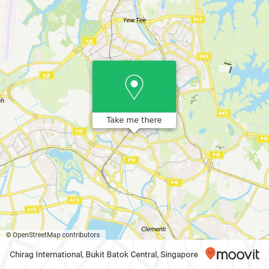 Chirag International, Bukit Batok Central地图