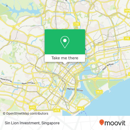Sin Lion Investment map
