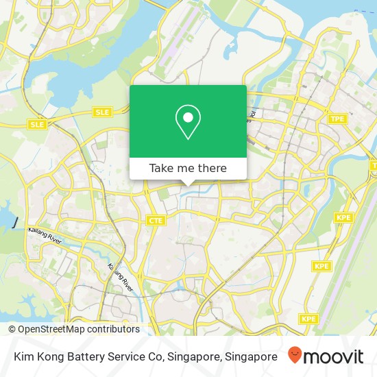 Kim Kong Battery Service Co, Singapore map