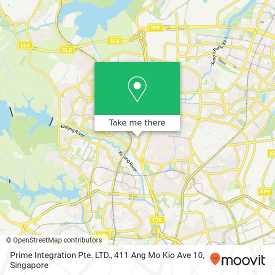 Prime Integration Pte. LTD., 411 Ang Mo Kio Ave 10地图