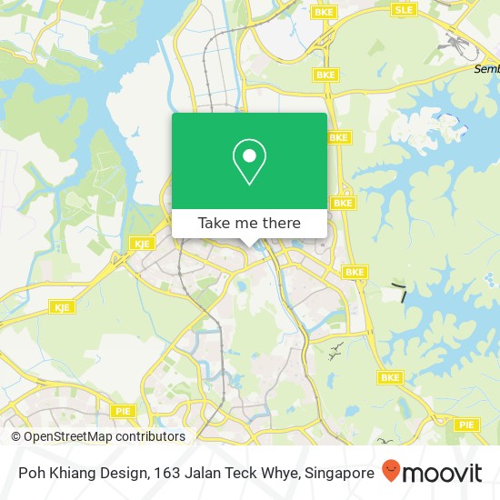 Poh Khiang Design, 163 Jalan Teck Whye地图