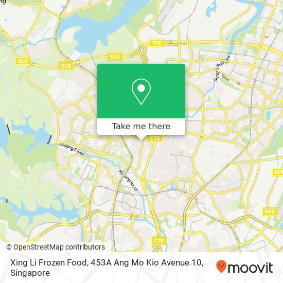 Xing Li Frozen Food, 453A Ang Mo Kio Avenue 10 map