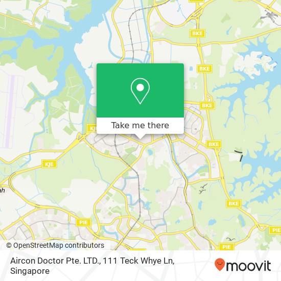 Aircon Doctor Pte. LTD., 111 Teck Whye Ln map