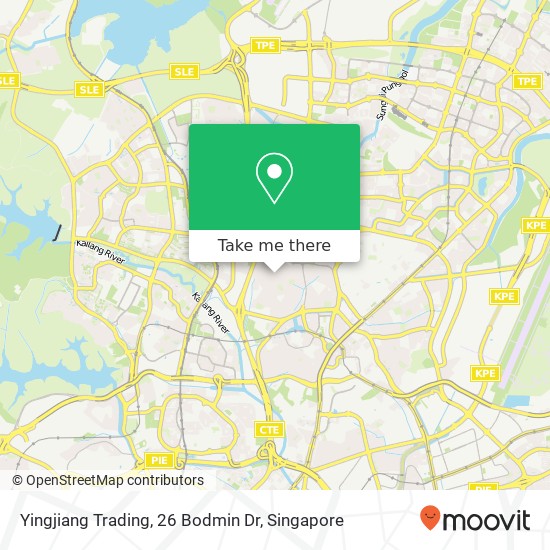 Yingjiang Trading, 26 Bodmin Dr地图