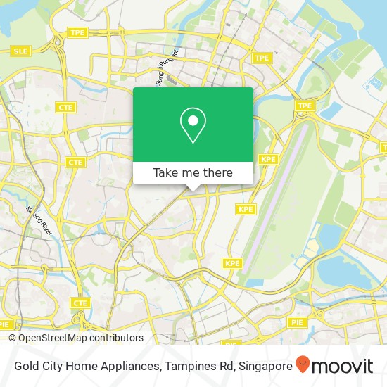 Gold City Home Appliances, Tampines Rd map