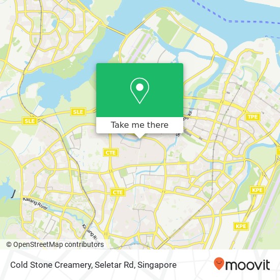 Cold Stone Creamery, Seletar Rd地图