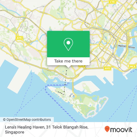 Lena's Healing Haven, 31 Telok Blangah Rise map