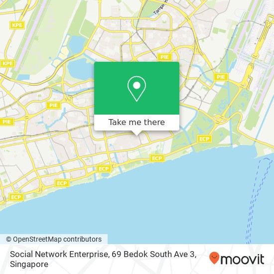 Social Network Enterprise, 69 Bedok South Ave 3 map