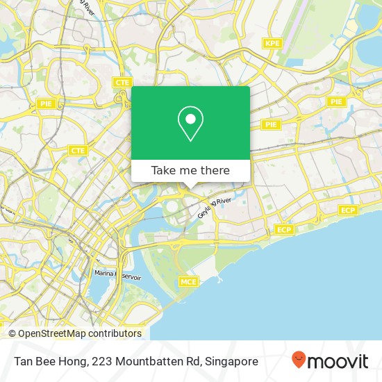 Tan Bee Hong, 223 Mountbatten Rd map