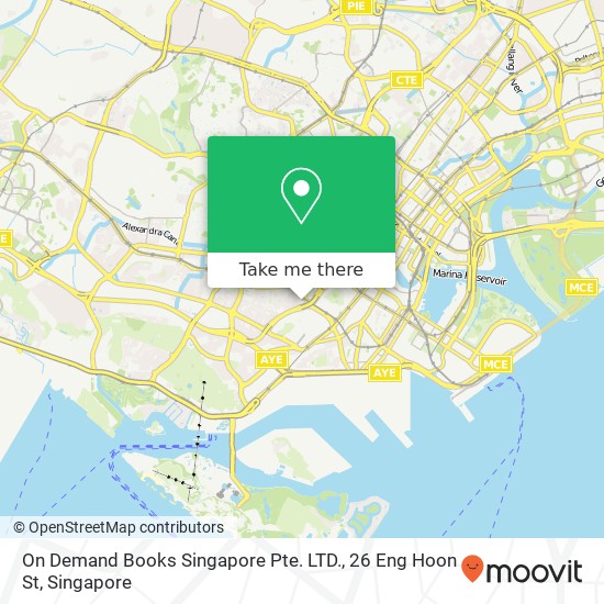 On Demand Books Singapore Pte. LTD., 26 Eng Hoon St map