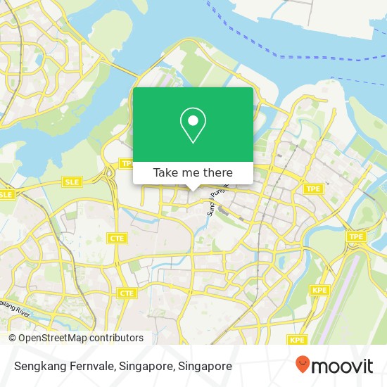 Sengkang Fernvale, Singapore地图