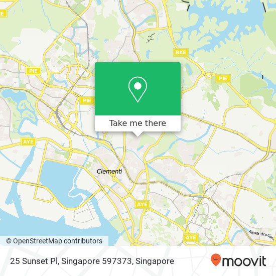 25 Sunset Pl, Singapore 597373地图