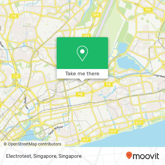 Electrotest, Singapore map