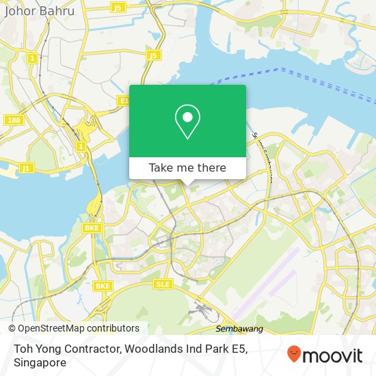 Toh Yong Contractor, Woodlands Ind Park E5 map