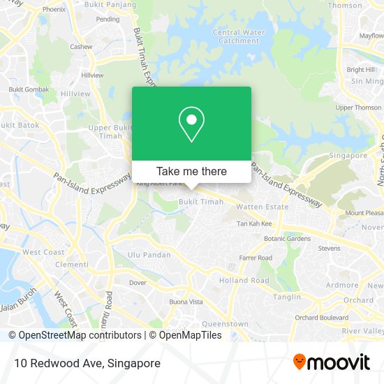 10 Redwood Ave map