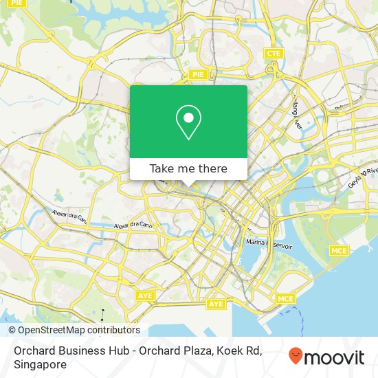 Orchard Business Hub - Orchard Plaza, Koek Rd map