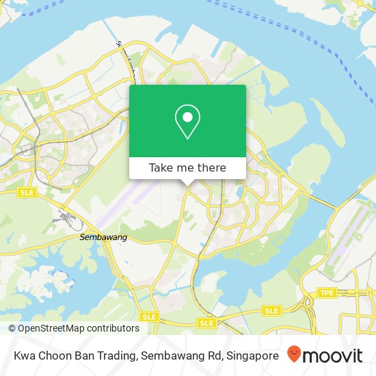 Kwa Choon Ban Trading, Sembawang Rd map