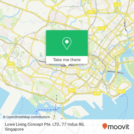 Lowe Living Concept Pte. LTD., 77 Indus Rd地图