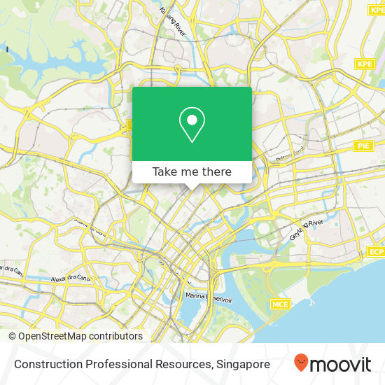 Construction Professional Resources map