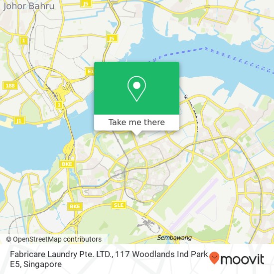 Fabricare Laundry Pte. LTD., 117 Woodlands Ind Park E5地图