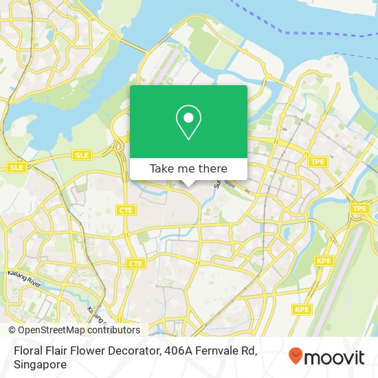 Floral Flair Flower Decorator, 406A Fernvale Rd地图