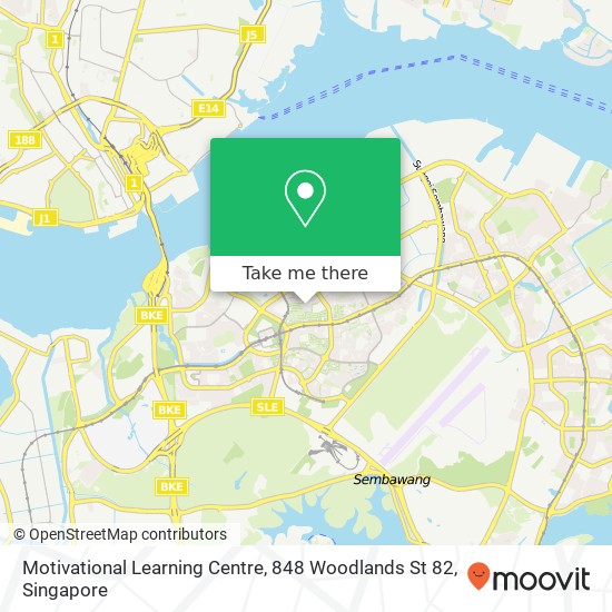 Motivational Learning Centre, 848 Woodlands St 82地图