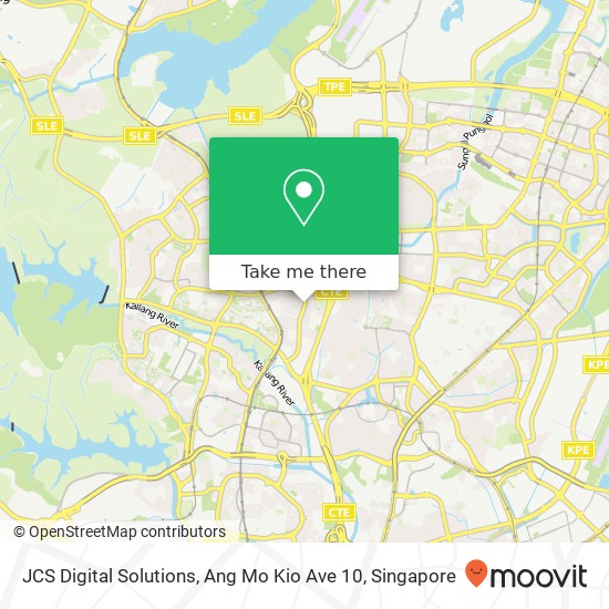 JCS Digital Solutions, Ang Mo Kio Ave 10 map