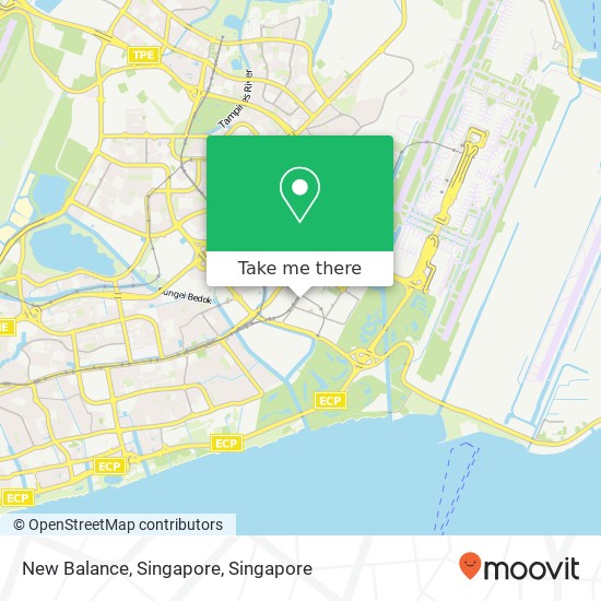 New Balance, Singapore map