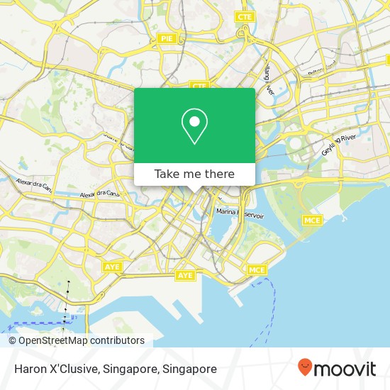 Haron X'Clusive, Singapore map