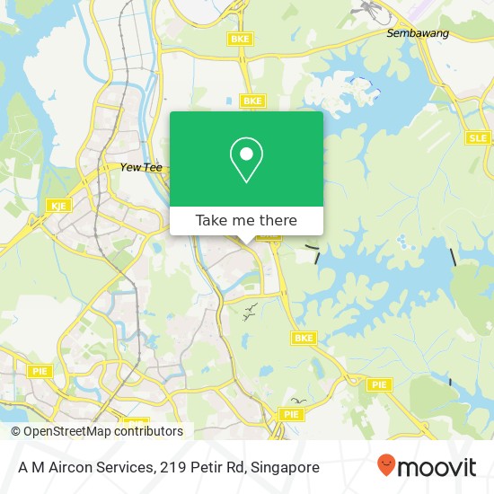 A M Aircon Services, 219 Petir Rd map