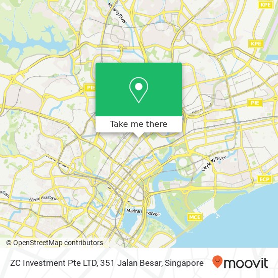 ZC Investment Pte LTD, 351 Jalan Besar地图