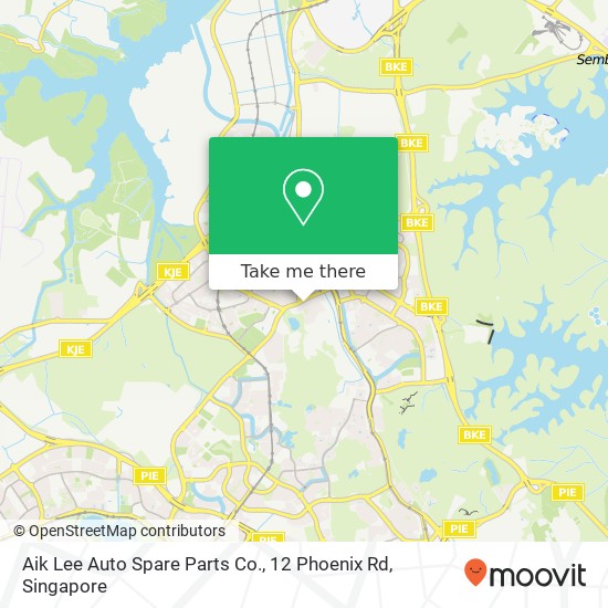 Aik Lee Auto Spare Parts Co., 12 Phoenix Rd map