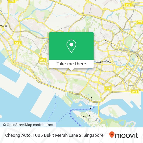 Cheong Auto, 1005 Bukit Merah Lane 2地图